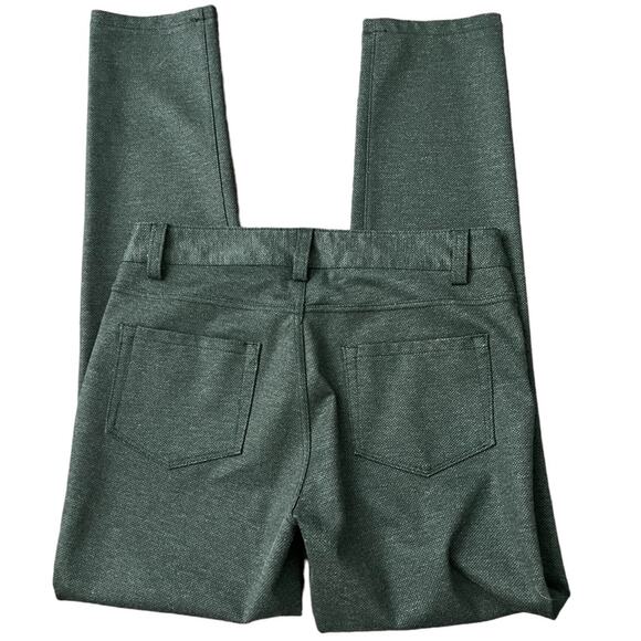 Andrew Marc Chino Dress Pants Women's Dark Gray Black Blend Stretch Mid Size 4 - Picture 4 of 9